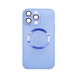 Capa Magnética com Lente de Câmara para Apple iPhone 14 Pro Max Azul Capa Magnética com Lente de Câmara para Apple iPhone 14 Pro Max Azul